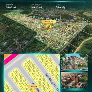 Bán Căn Liền Kề AS84-24 Hướng Đông Bắc Diện Tích 50m2 Giá 5.7 Tỷ Tại Vinhomes Saigon Park
