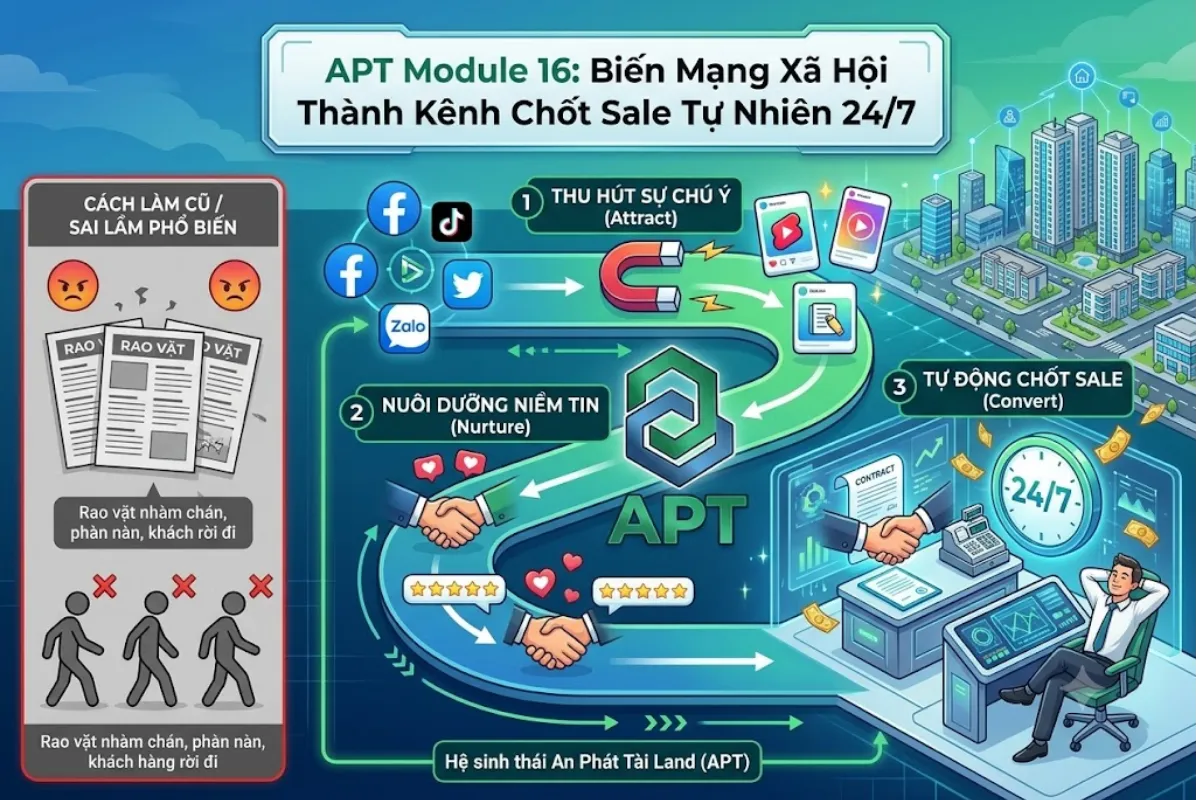 Biến Mạng Xã Hội Thành Kênh Chốt Sale Tự Nhiên 24/7