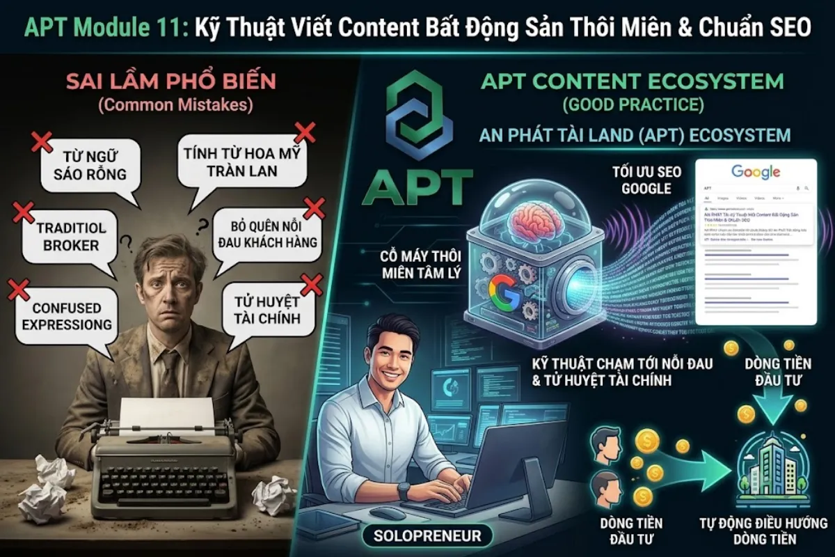 Kỹ Thuật Viết Content Bất Động Sản Thôi Miên & Chuẩn SEO