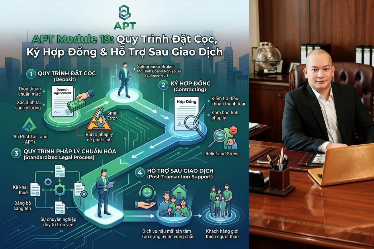 Quy Trình Đặt Cọc, Ký Hợp Đồng & Hỗ Trợ Sau Giao Dịch