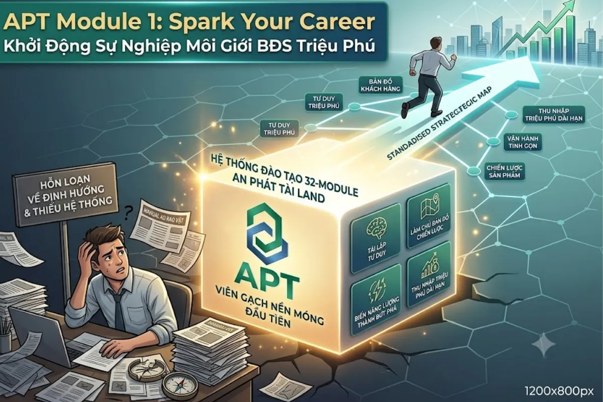 Spark Your Career – Khởi Động Sự Nghiệp Môi Giới BĐS Triệu Phú APT