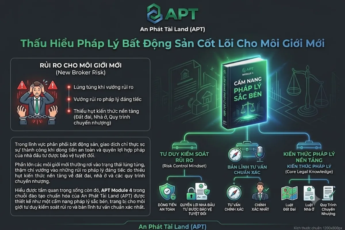 Pháp Lý Bất Động Sản Cốt Lõi Cho Môi Giới Mới