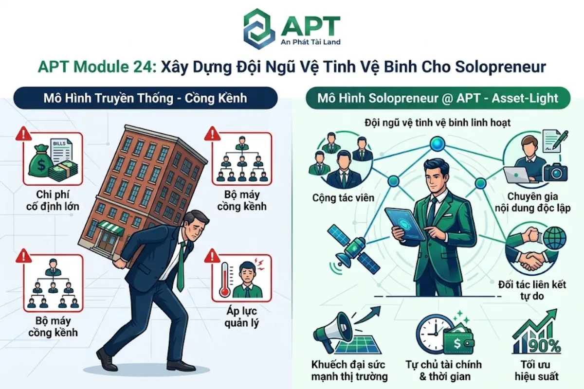 Xây Dựng Đội Ngũ Vệ Tinh Vệ Binh Cho Solopreneur