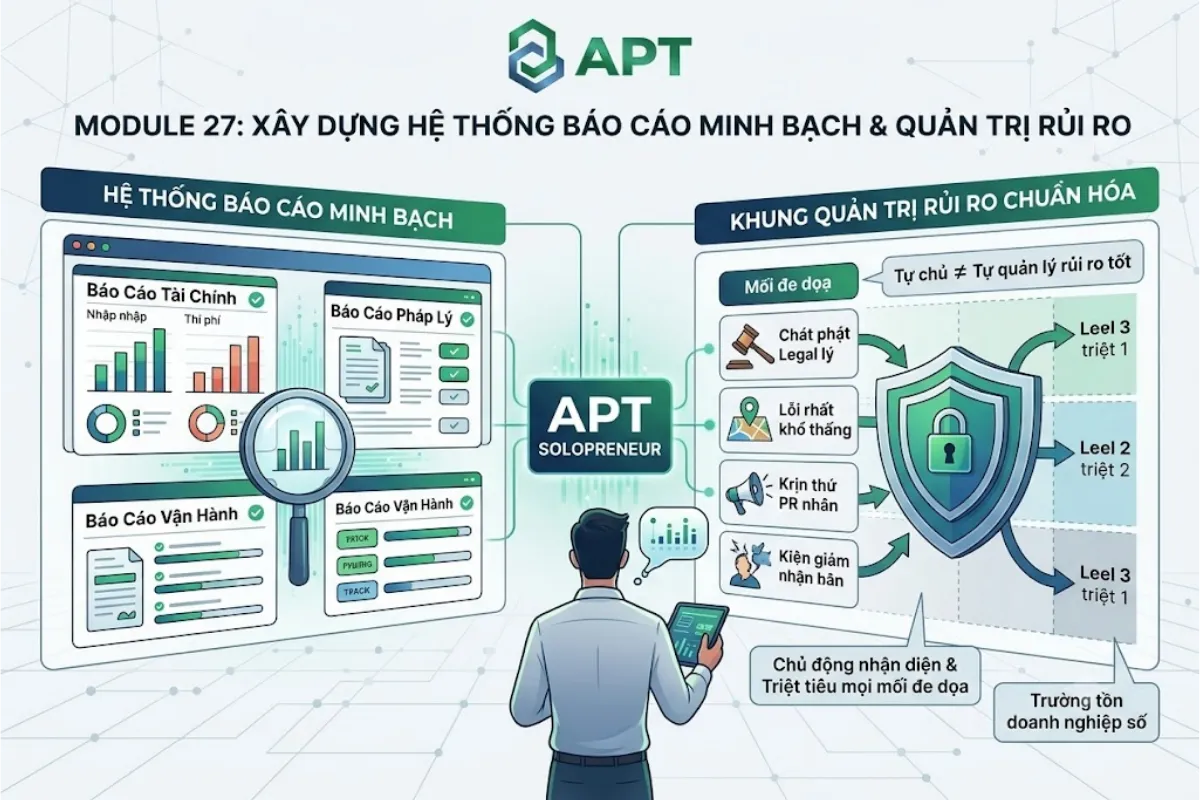 Xây Dựng Hệ Thống Báo Cáo Minh Bạch & Quản Trị Rủi Ro