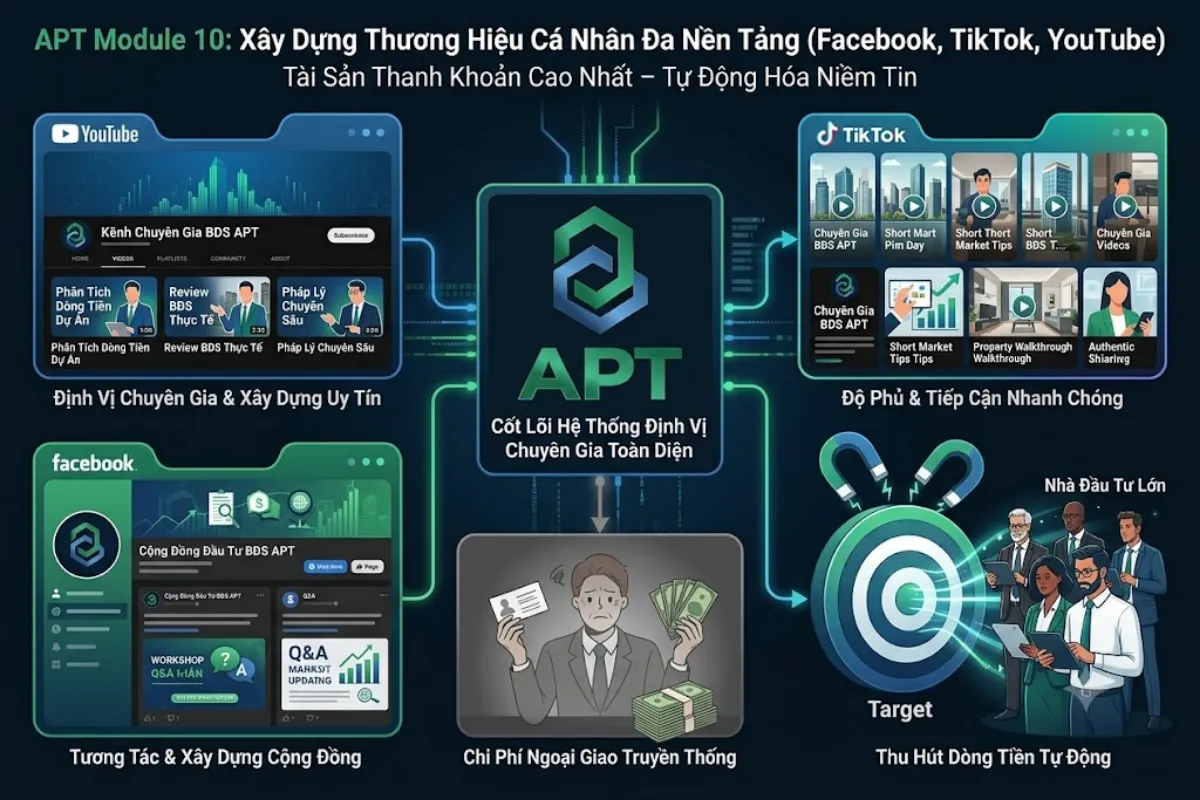 Xây Dựng Thương Hiệu Cá Nhân Đa Nền Tảng (Facebook, TikTok, YouTube)
