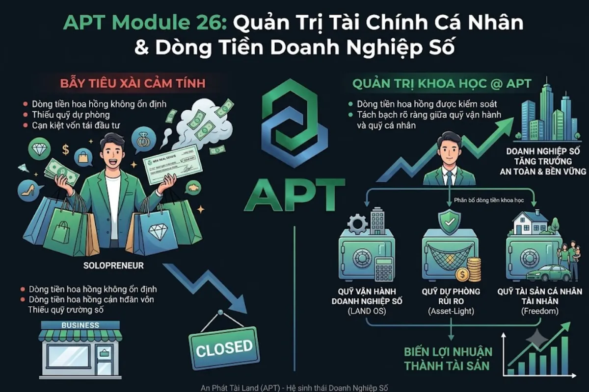 Quản Trị Tài Chính Cá Nhân & Chiến Lược Tích Sản BĐS Dành Cho Solopreneur